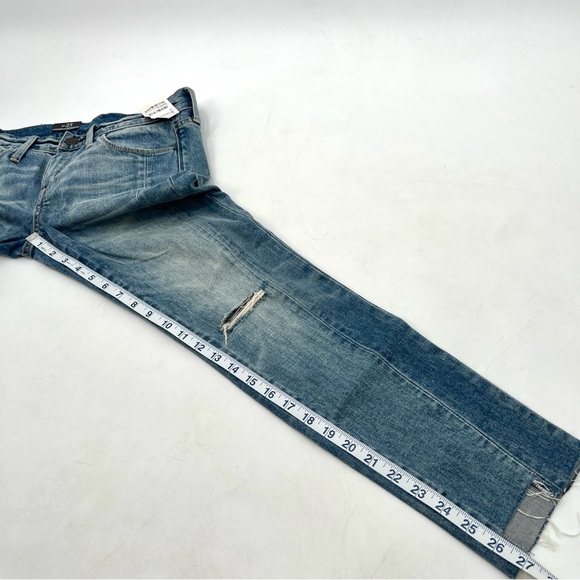 NWT TREASURE & BOND Woman's Patchwork Artsy Gravel Medium Remade Jeans Size 25 - Picture 10 of 15